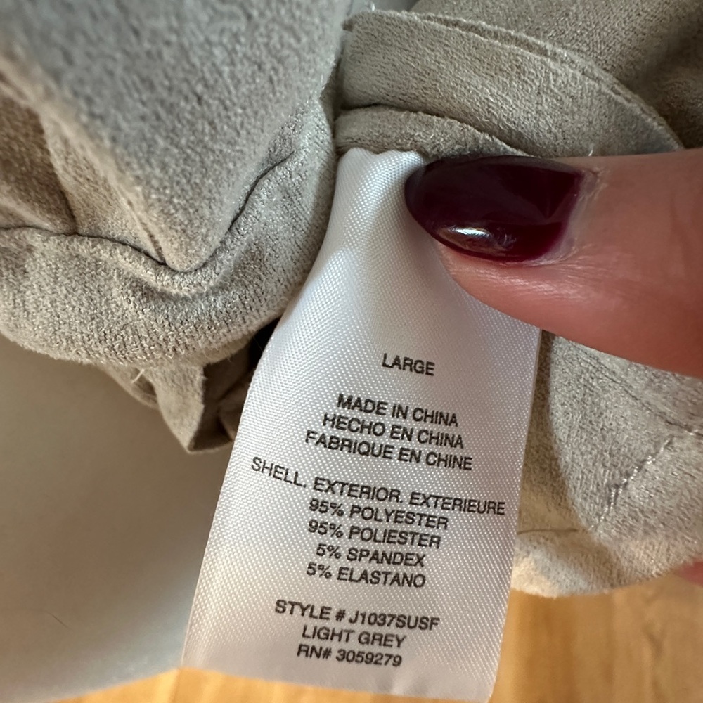 Thread & Supply Beige Drawstring Drape Jacket - image 7